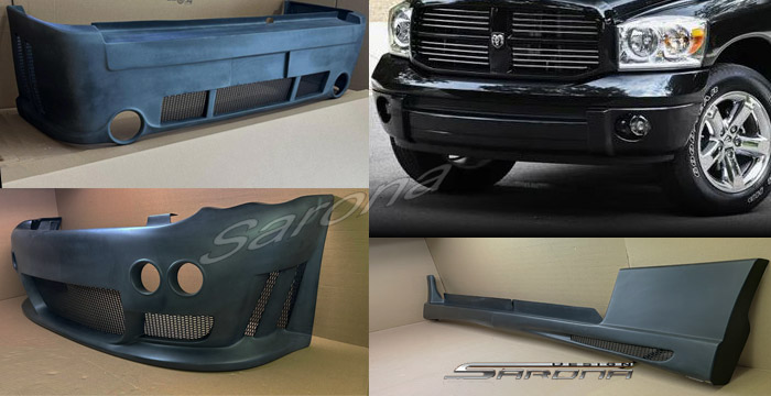Custom Dodge Ram  Truck Body Kit (2006 - 2008) - $1890.00 (Part #DG-041-KT)